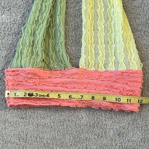 SHEIN Colorful Ruffled Halter Top - Picture 9 of 15